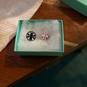 Sterling silver Tory Burch earrings